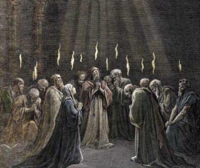Gustave_Dore_-_Pentecost_descent_of_the_Holy_Spirit_upon_the_Apostles_and_other_followers_of_Je_-_(MeisterDrucke-1439838)