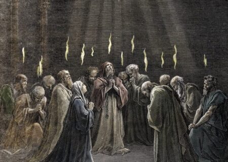 Gustave_Dore_-_Pentecost_descent_of_the_Holy_Spirit_upon_the_Apostles_and_other_followers_of_Je_-_(MeisterDrucke-1439838)